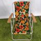 Foldable chair camping vintage floral décor Pouch DDR