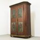 Painted Folk Art Bridal Cupboard