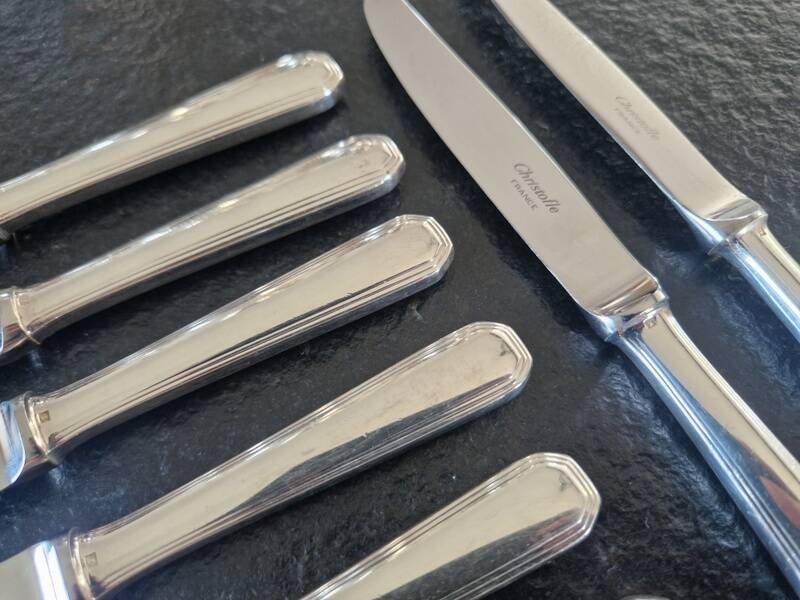 Christofle - Set of 11 dessert/appetiser knives model America