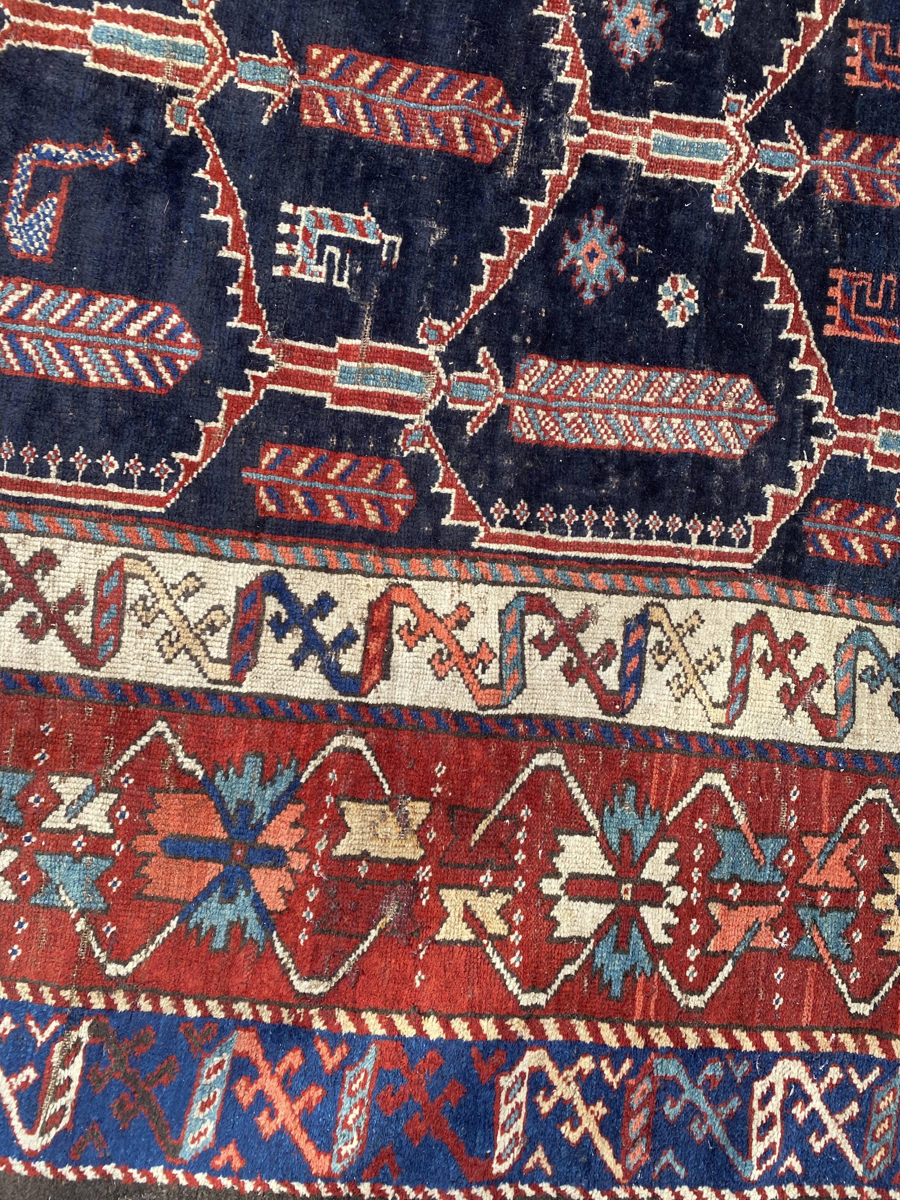 Handmade ancient Persian carpet 158x230cm