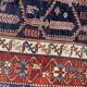 Handmade ancient Persian carpet 158x230cm