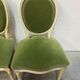4 studded Louis XVI medallion chairs