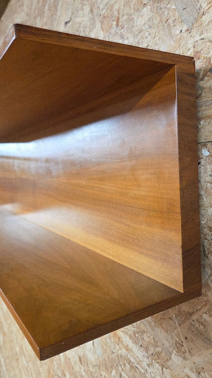 1970 teak shelf by Wilhelm Renz