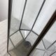 Lampe en laiton et verre