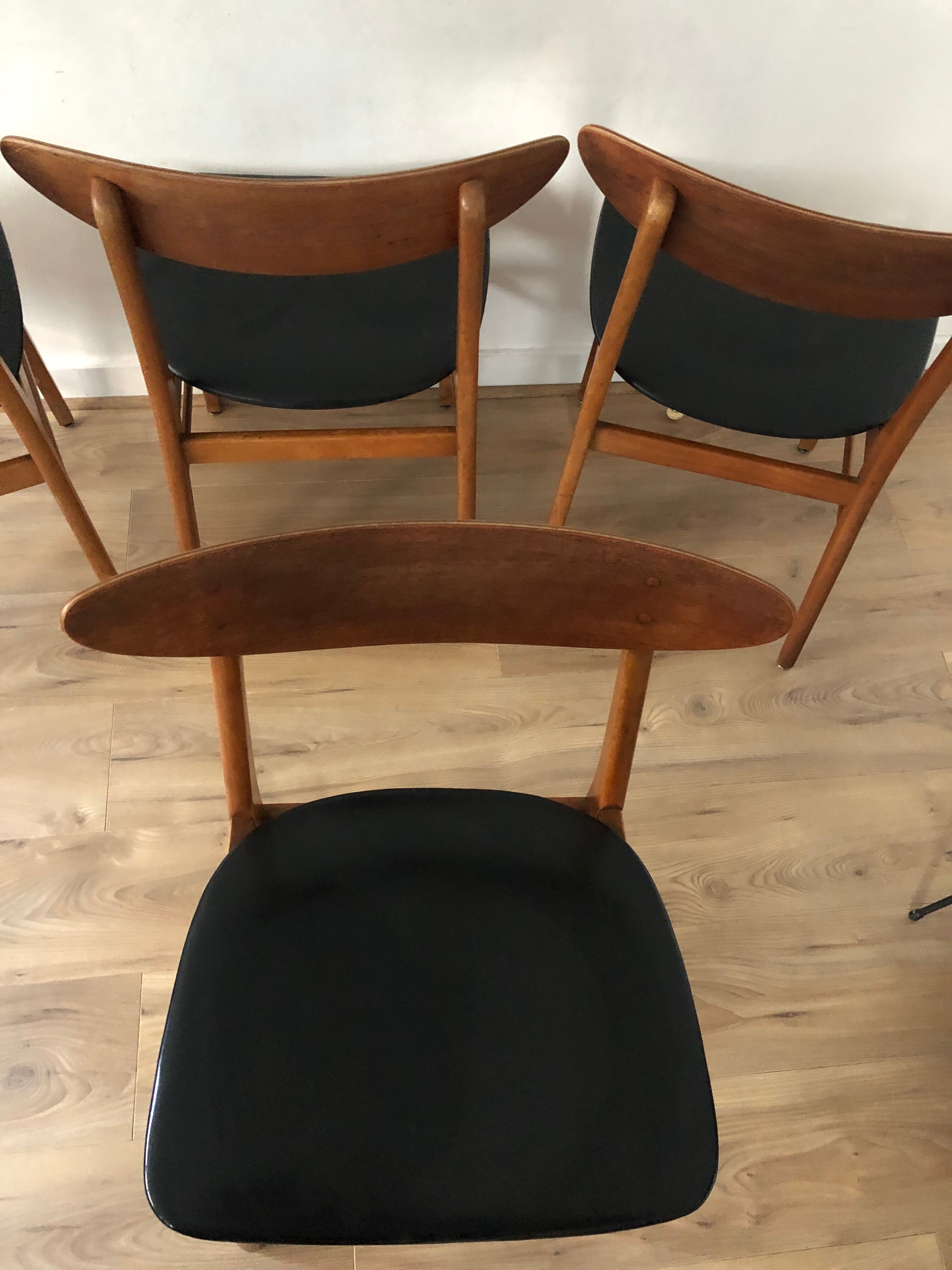 Set of 4 chairs Scandinavian