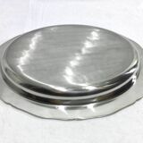Silver Metal Serving Dish