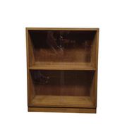 Mini étagère/vitrine/bibliothèque vintage en bois