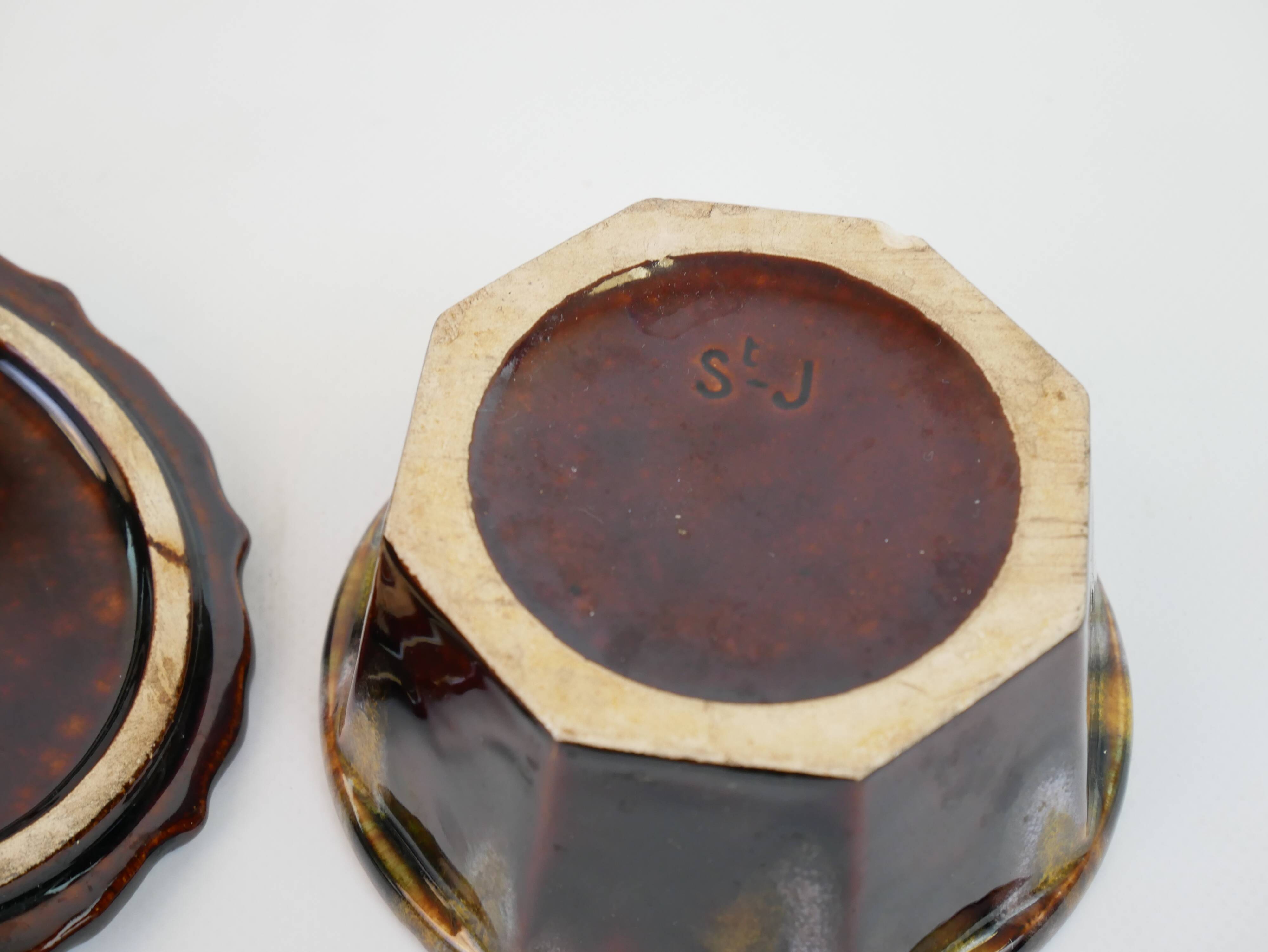 Small enamelled ceramic box