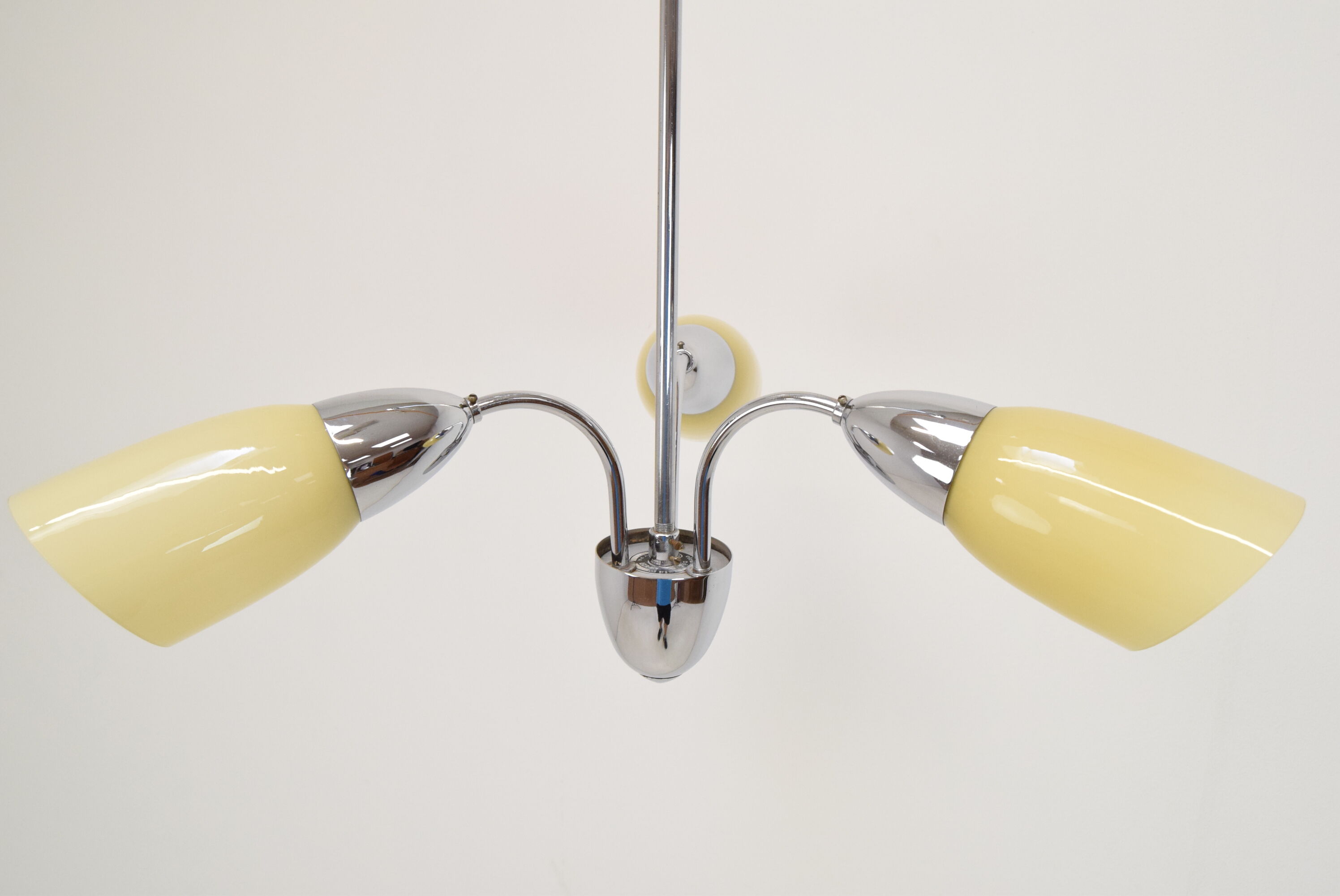 Mid-century Designed Chandelier by Elektroinstala Decin,Czechoslovakia,1970's.