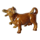 Creamer, zoomorphic cow milk jug Arthur Wood, England