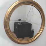 Round golden mirror, 46 cm