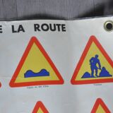 Old driving school poster highway code collection deco garage workshop