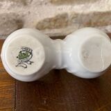 Limoges porcelain salt and pepper servant