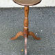 Sellette tripode vintage en bois