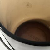 Amber glass ice bucket, France 1970