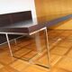 B&B Italia Maxalto - Athos table in wenge, chrome legs - design by Paola Piva.