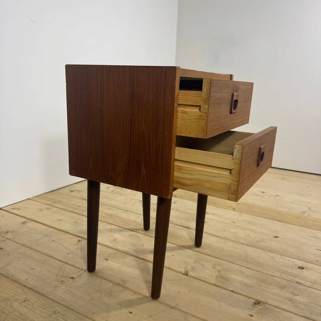 Danish teak bedside table – Scandinavian mid-century design, 1960s