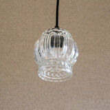 Molded glass suspension with new black cable