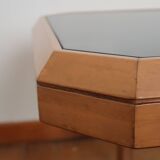 Scandinavian coffee table smoked glass