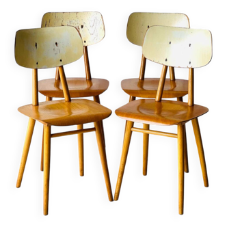 Chaises de salle à manger par TON, 1960'