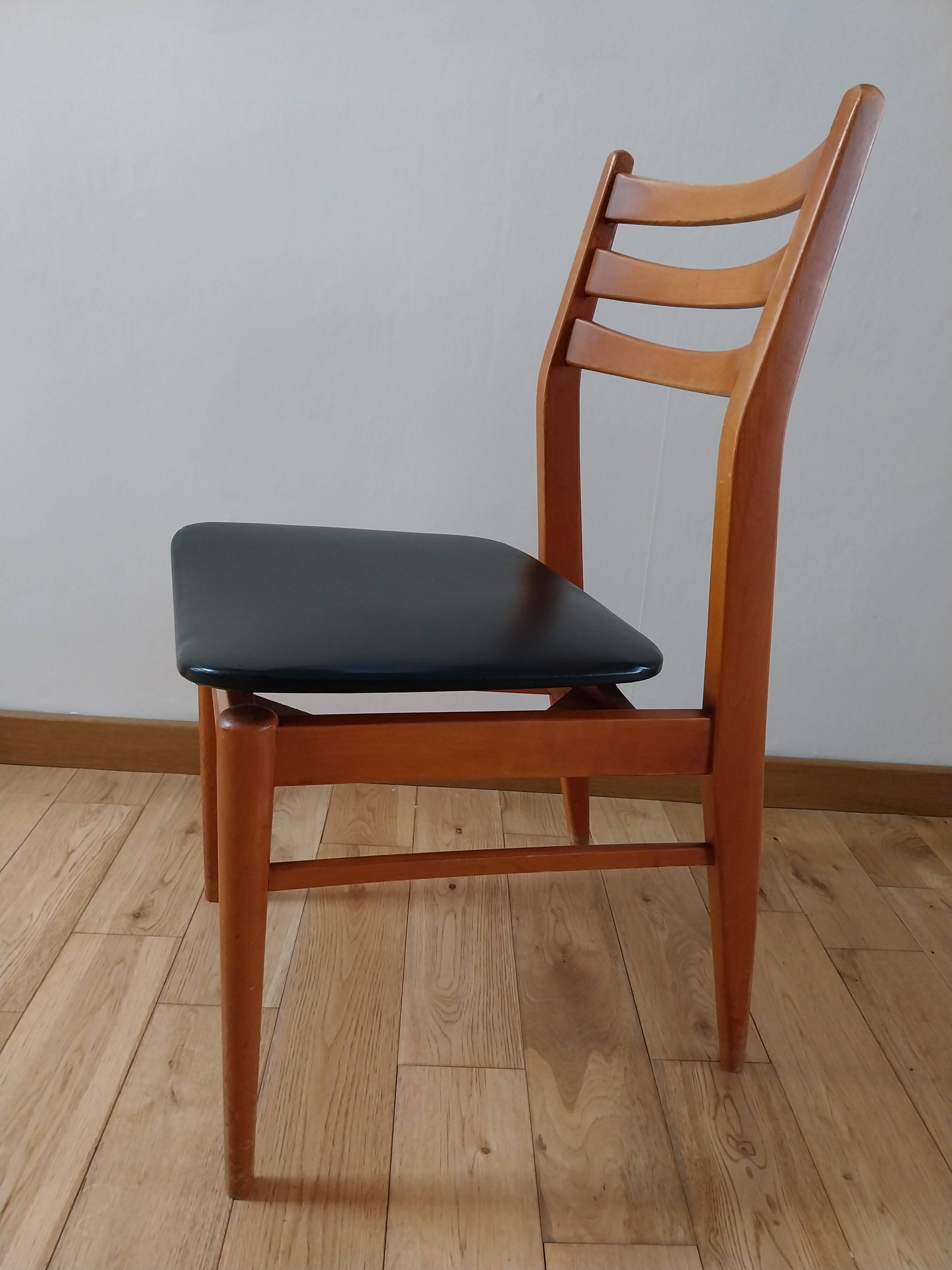 Lot de 4 chaises scandinaves Alma