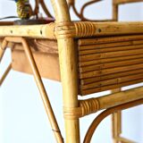 Rattan bedside