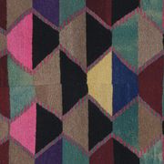 Tapis vintage turc de oushak tissé à la main 124x141 cm