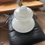 Large Murano glass lamp, Italian design, 70s