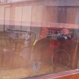 Walnut showcase buffet 19th