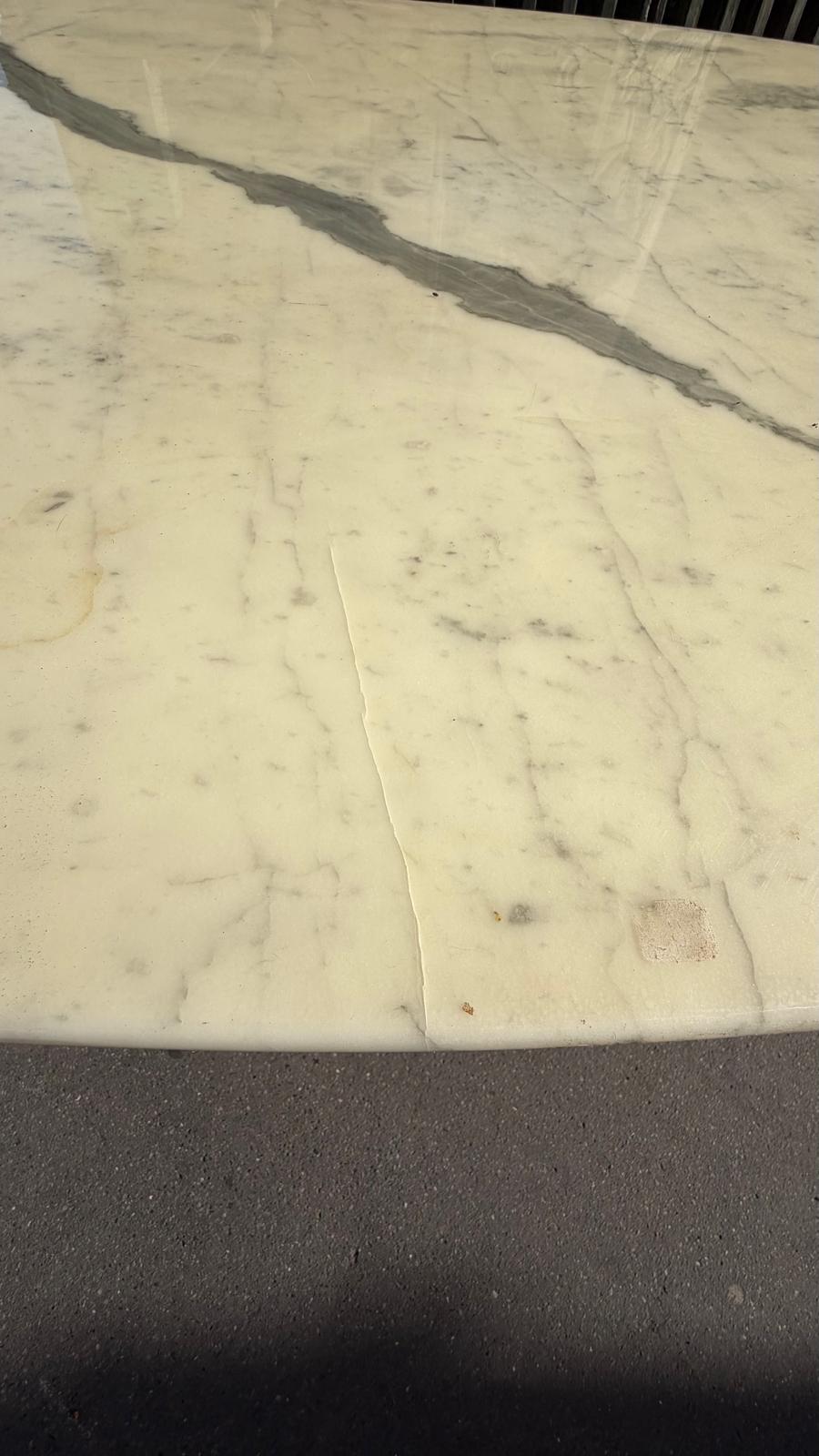 White Marble Table Osvaldo Borsani T102 for Tecno