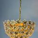 Bakalowits & Söhne floral crystal chandelier, Austria, 1970s