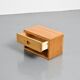 Solid pine bedside table from Arcs, France 1975