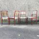 Mahogany chairs 1960