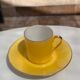 Vintage "Mix and Match" coffee cup set, Sologne porcelain