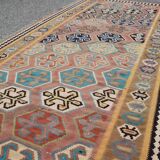 Kilim Rug Made By The Gashgai Tribes In Iran: 1.60 X 2.95 Meters