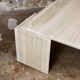 Travertine eye coffee table by Roche Bobois, 1970s
