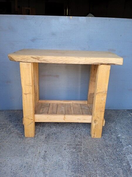 Workbench 100cm old solid wood