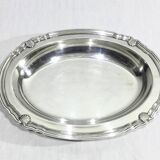 Gallia collection serving dish in silver metal