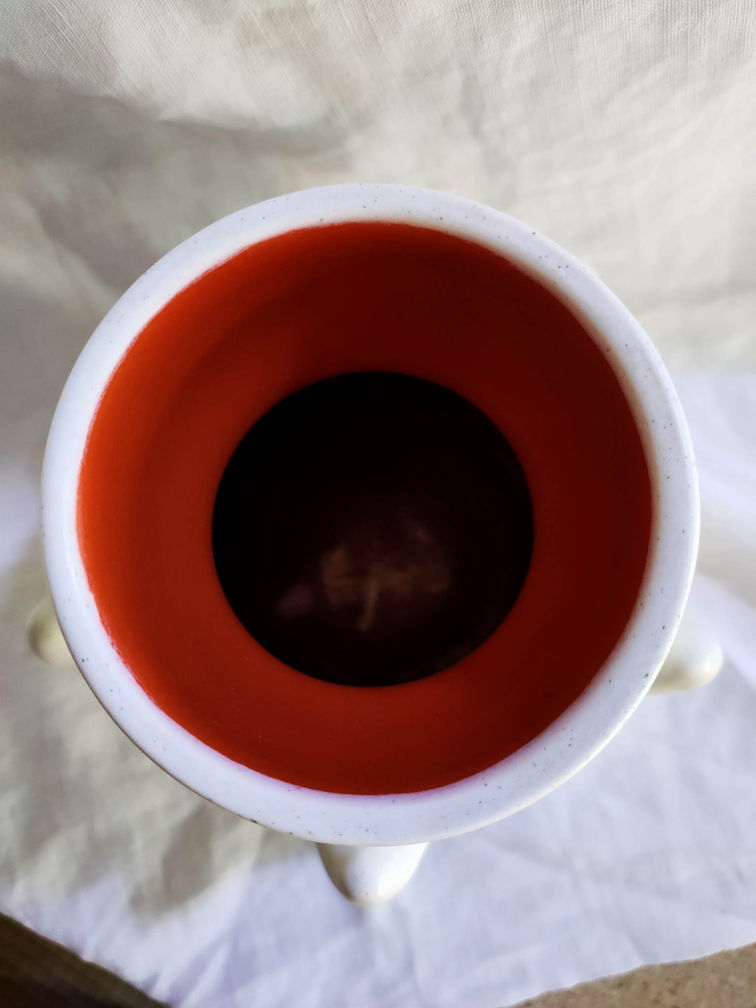 André Baud ceramic vase from Vallauris 14x12cm