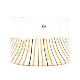 Transparent striped vase by Rosanna Toso for Fratelli Toso, 1970s.