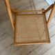 Chaise cannée pliante vintage