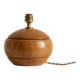 Blond wood lamp base, 70s