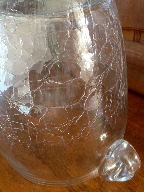Seau à champagne en cristal