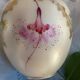 Hand-painted pearlescent porcelain vase