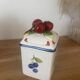 Set of 3 beautiful fruit barbotine pots by Villeroy and Boch.