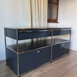 Commode USM Haller en Gris Anthracite