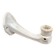 Vintage wall lamp in white porcelain – Utility elegance in the cart.