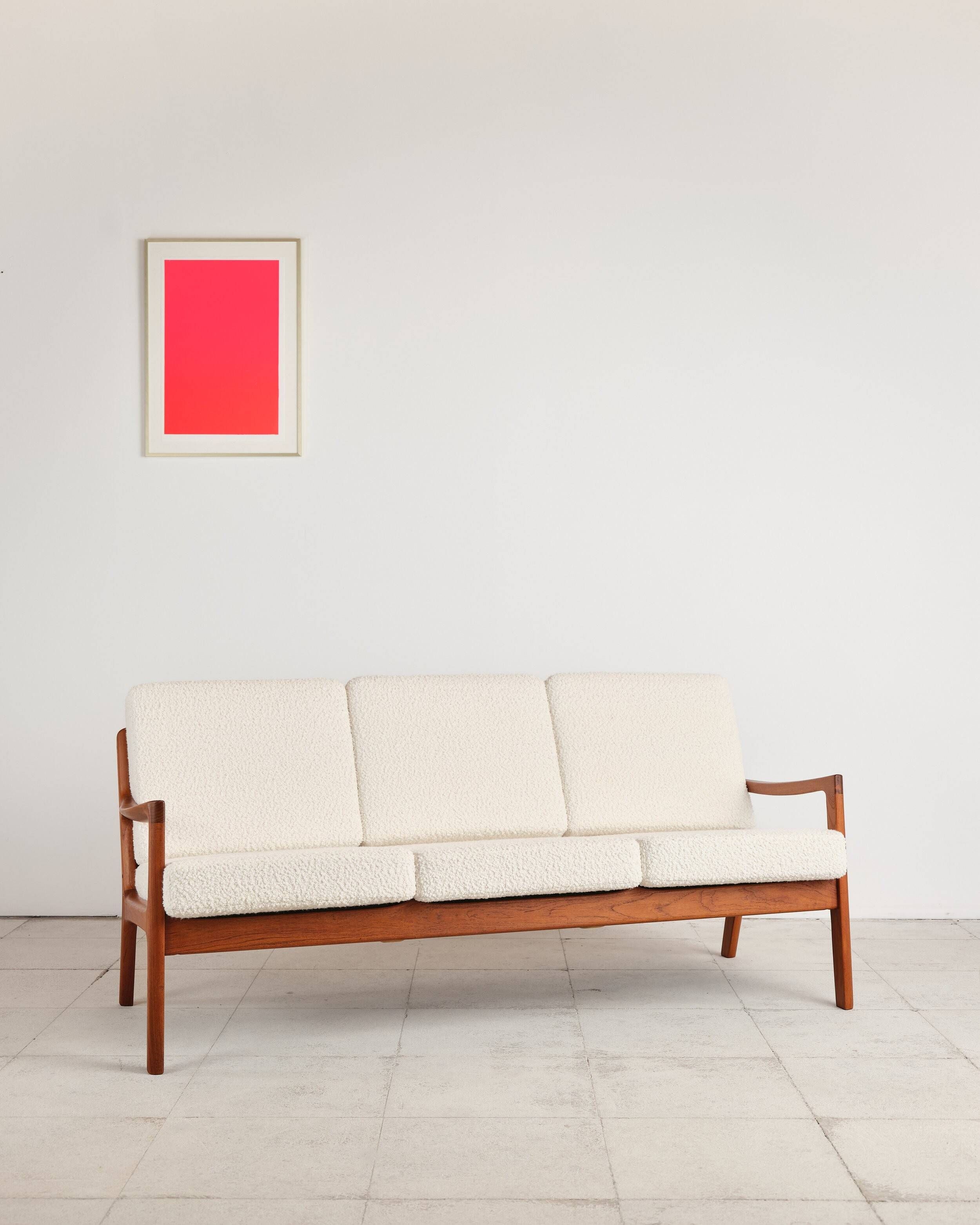 Senator 3-seater sofa in teak by Ole Wanscher, Denmark, 1950s.