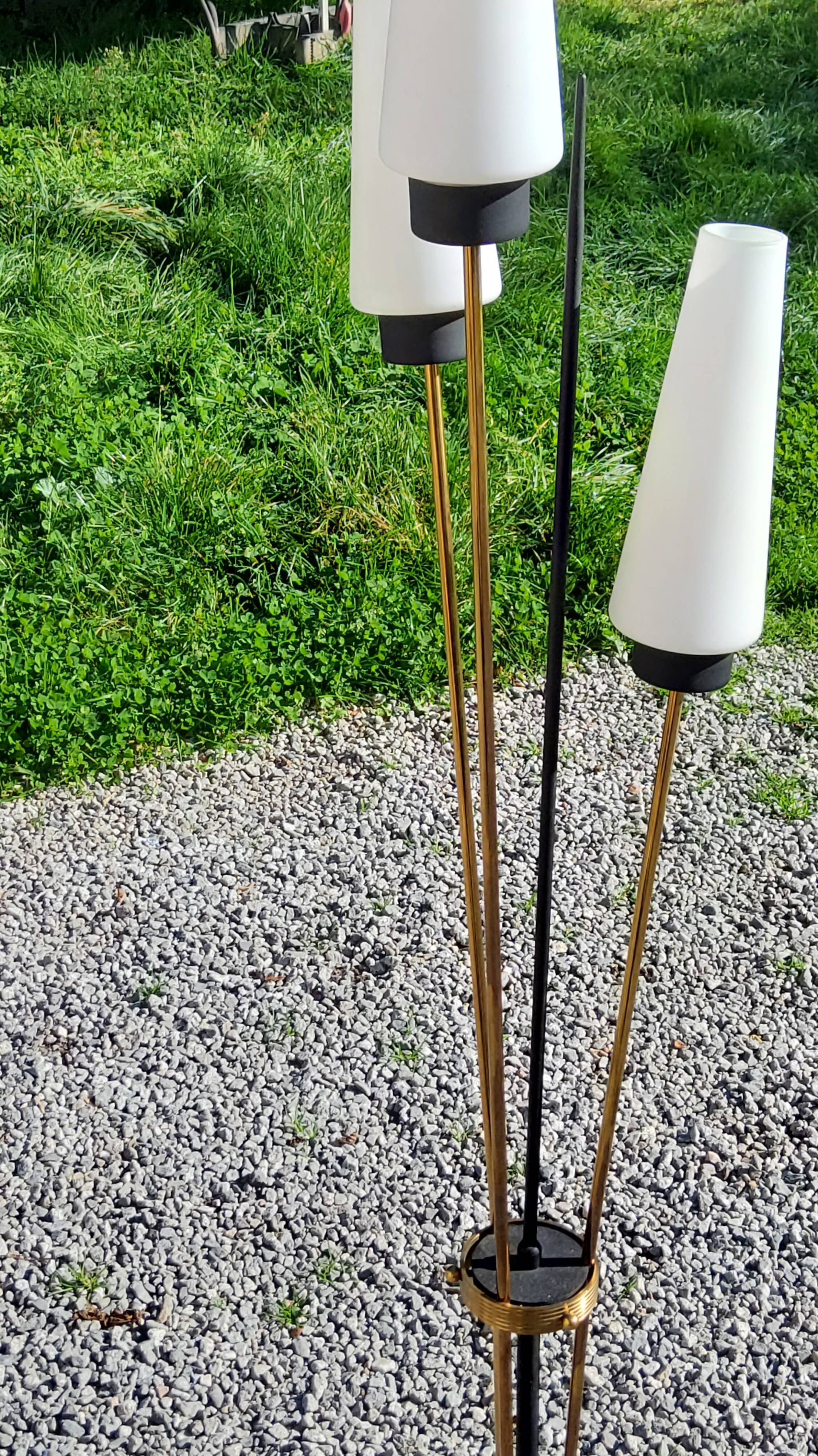 Vintage floor lamp from the 60s from Lunel