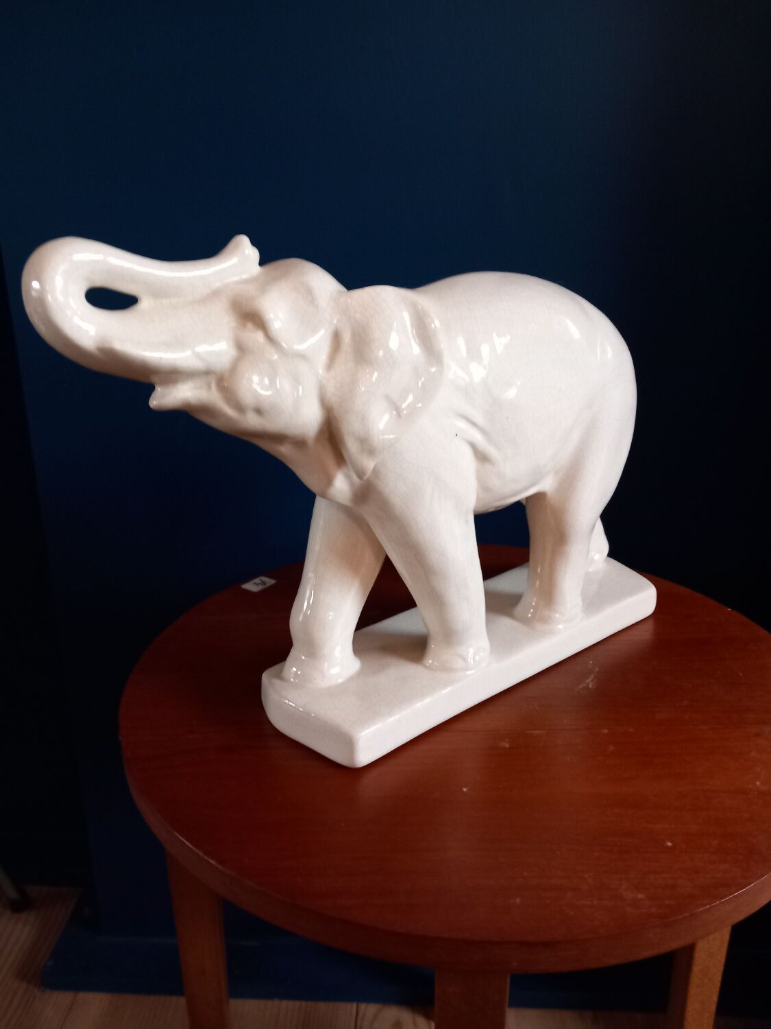 Art deco elephant statue